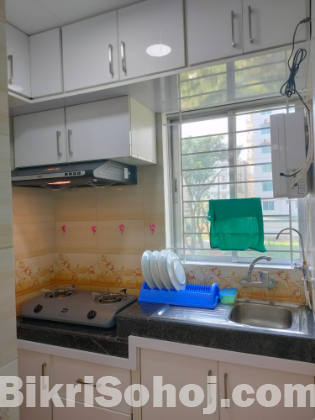 Furnished 2BHK Serviced Apartment RENT in Bashundhara R/A